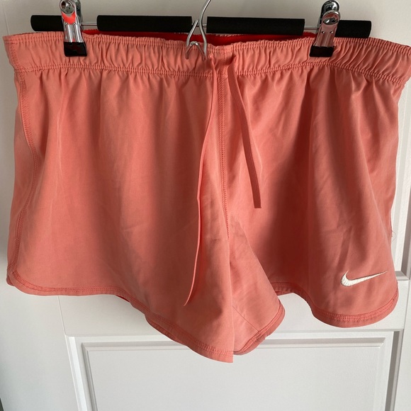 Coral Dri-Fit Shorts with Lining - Picture 1 of 4